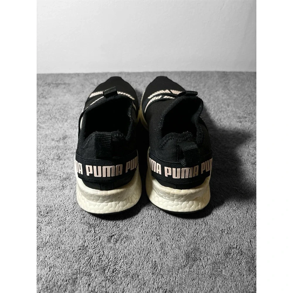 PUMA Unisex Black Athletic Slip-On‎ Sneakers US 7.5